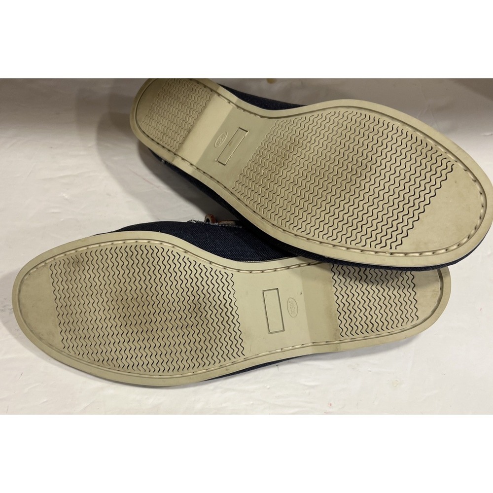 Peter Millar Seaside Washed Canvas Boat Shoes Mens Denim Blue MS17F01 Size 12 - Picture 10 of 10